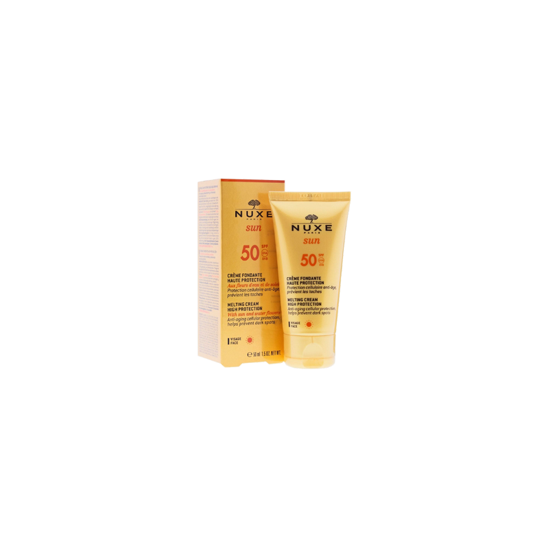 Nuxe crème fondante solaire spf50 protection anti-âge et anti