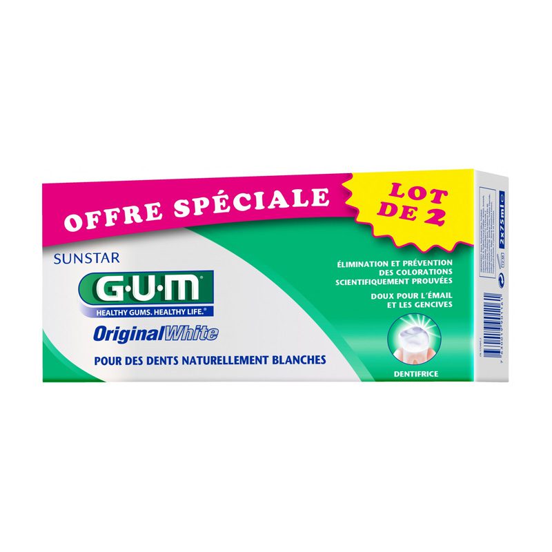 GUM DENTIFRICE ORIGINAL WHITE PACK＊2