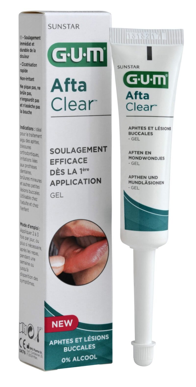 GUM AFTA CLEAR GEL 10ML