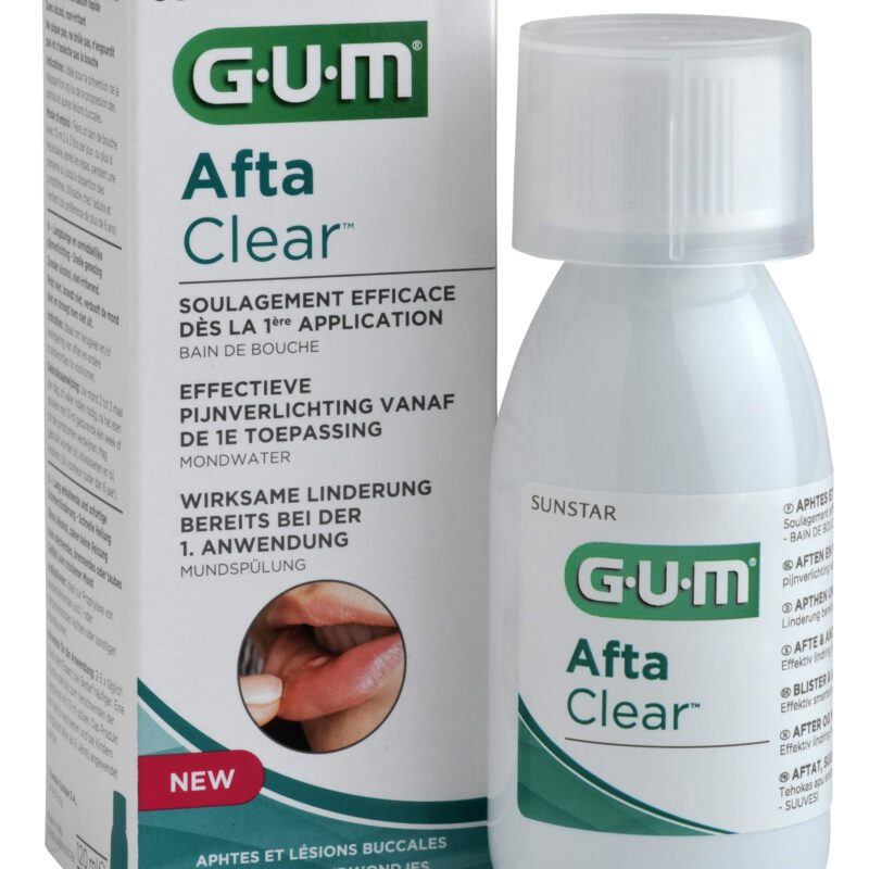 GUM AFTA CLEAR BAIN DE BOUCHE 120ML