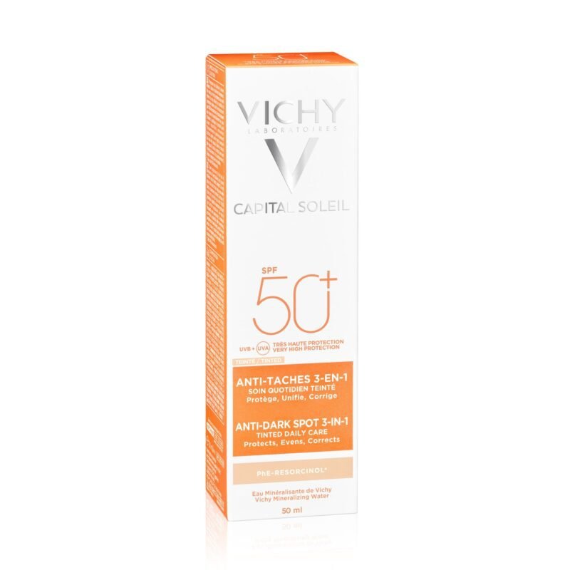 VICHY ECRAN SOLAIRE ANTI-TACHES 3EN1 TEINTE 50ML