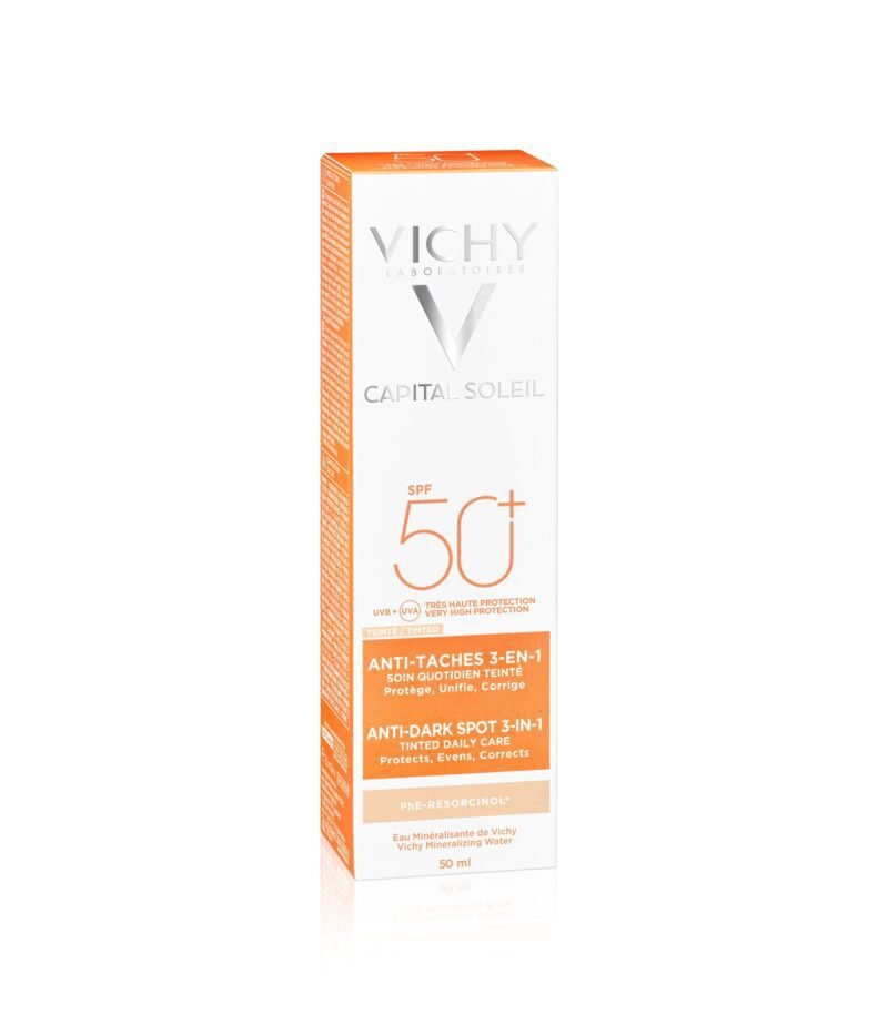 VICHY ECRAN SOLAIRE ANTI-TACHES 3EN1 TEINTE 50ML