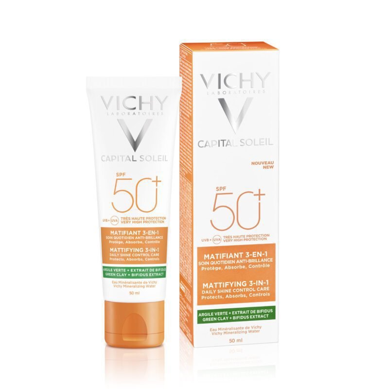 VICHY CAPITAL MATIFIANT 3EN1 INVISIBLE 50+  50ML