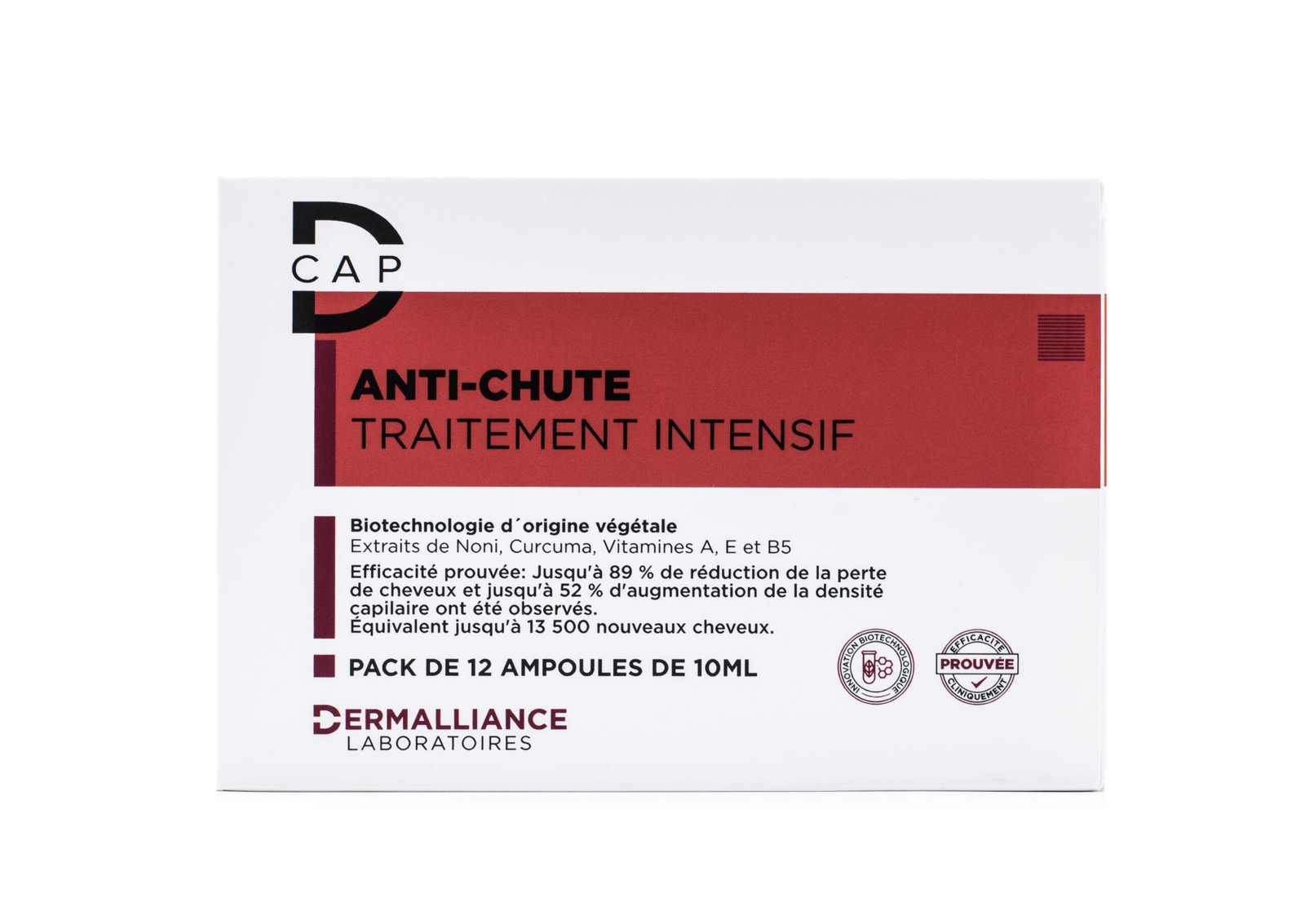 D-CAP AMPOULES ANTI-CHUTE 12*10ML