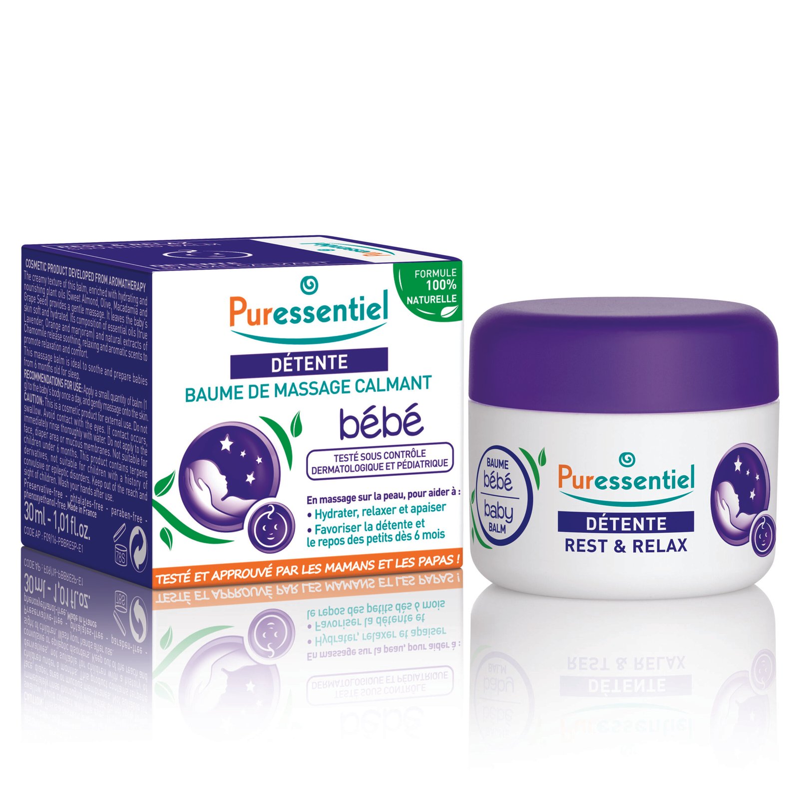 PURESSENTIEL BAUME DE MASSAGE BEBE 30ML
