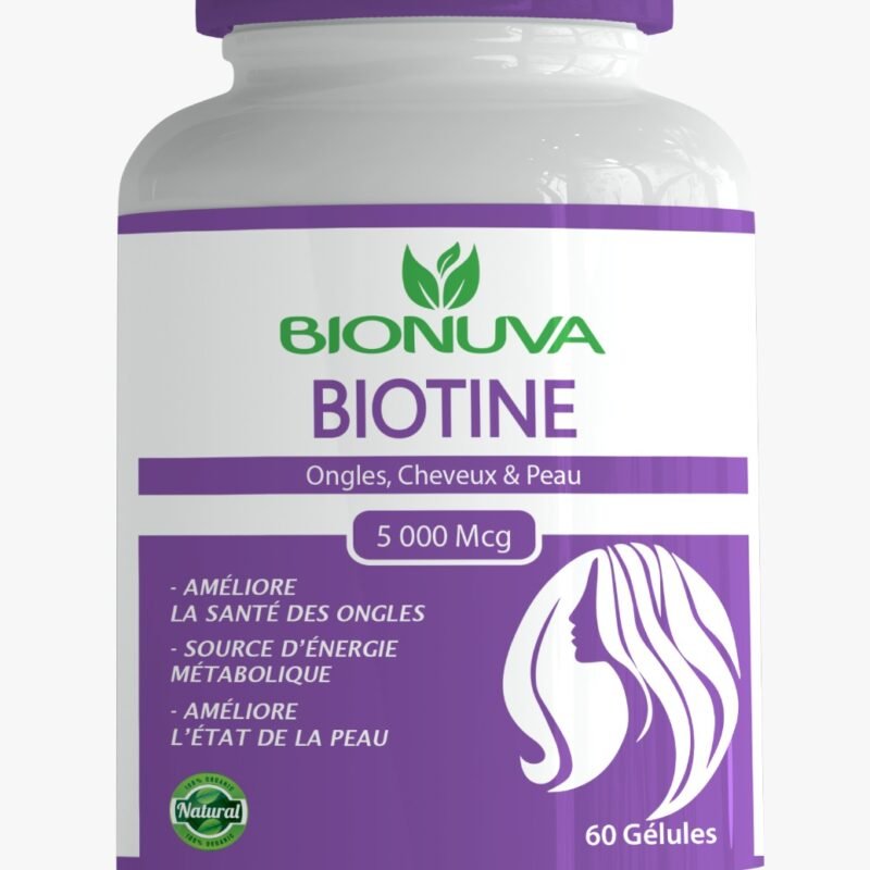 BIONUVA BIOTINE 5000Mcg / 60gel