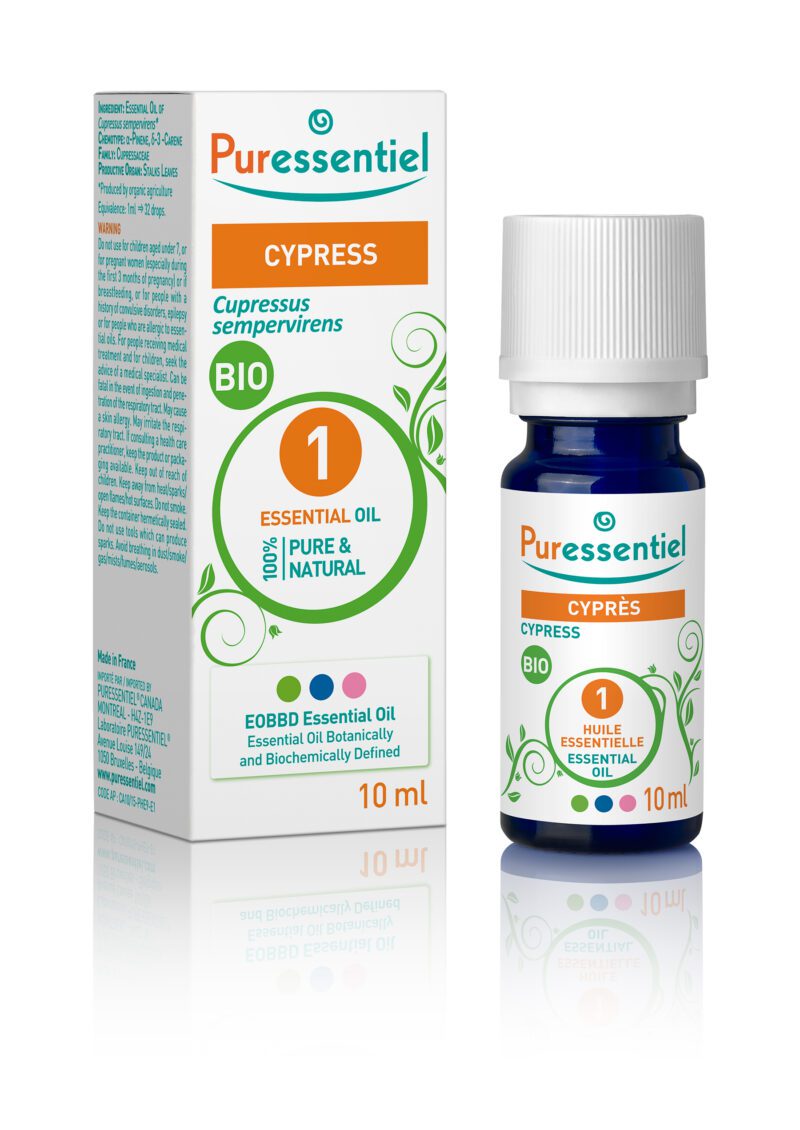 PURESSENTIEL HUILE ESS CYPRES BIO 10ML