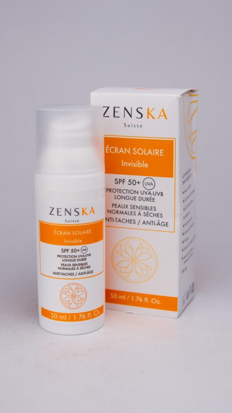 ZENSKA ECRAN SOLAIRE SPF50+ INVISIBLE 50 ML