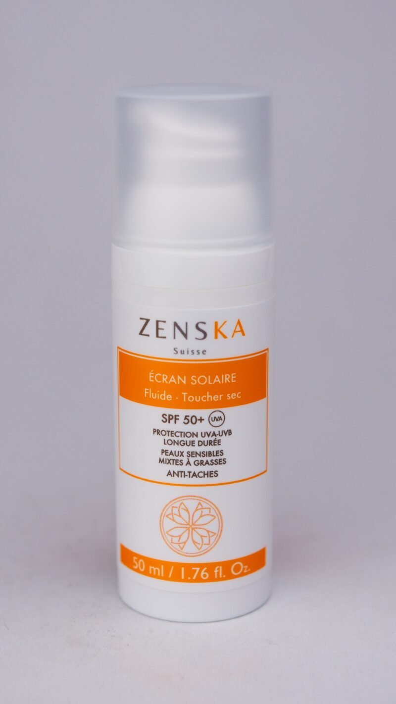 ZENSKA ECRAN SOLAIRE SPF50+ FLUIDE-TOUCHER SEC 50 ML - Image 2