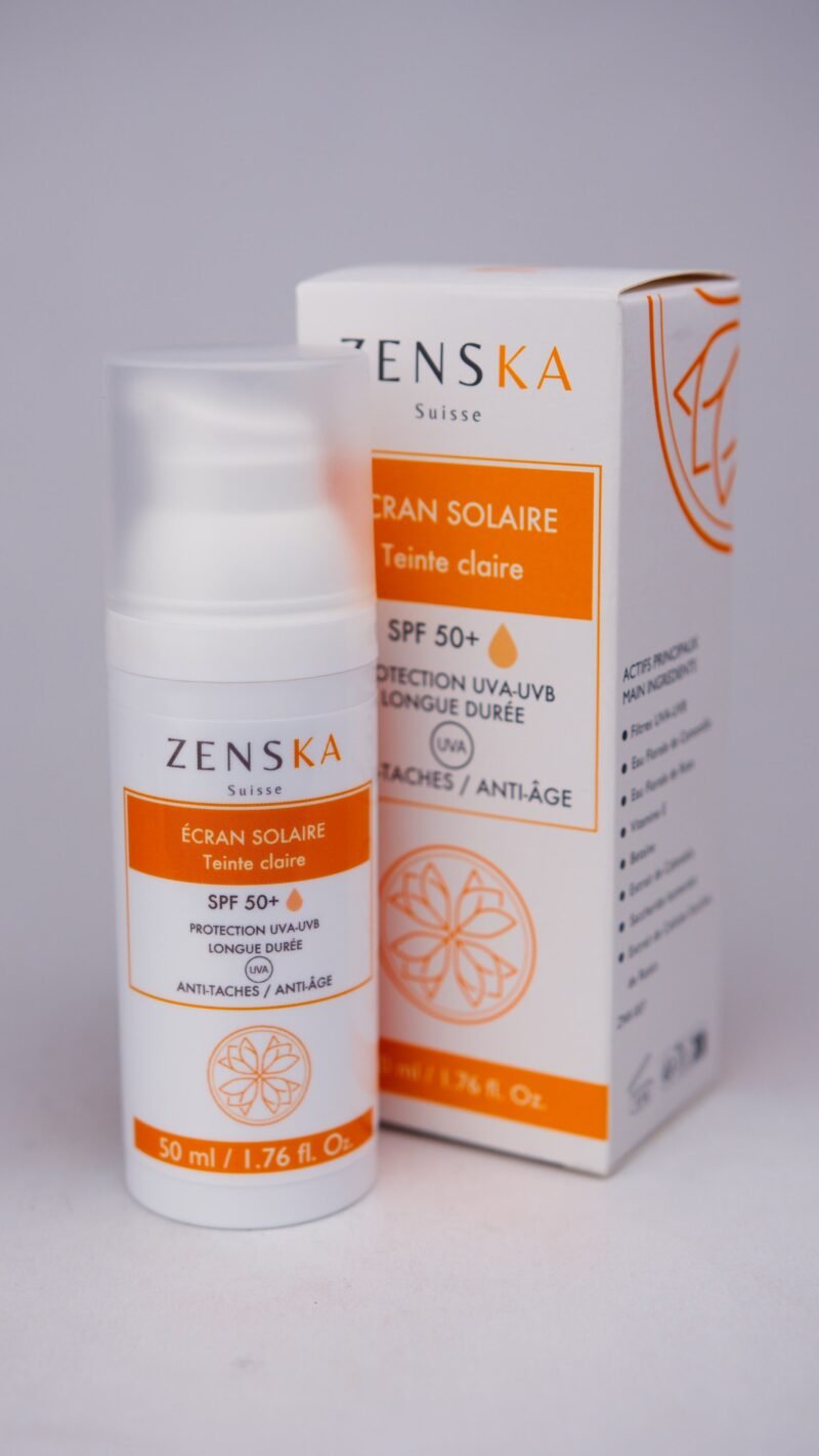 ZENSKA ECRAN SOLAIRE SPF50+ TEINTE CLAIRE 50 ML