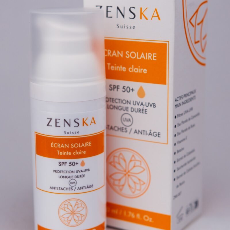 ZENSKA ECRAN SOLAIRE SPF50+ TEINTE CLAIRE 50 ML