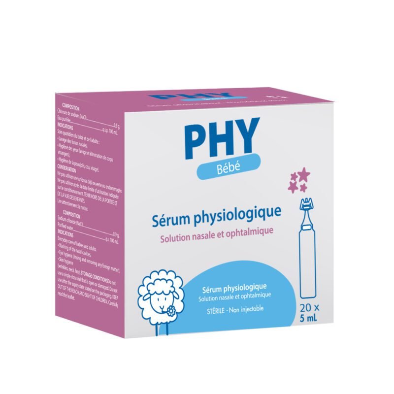 PHY BEBE SERUM PHYSIOLOGIQUE /5ML* 20PCS