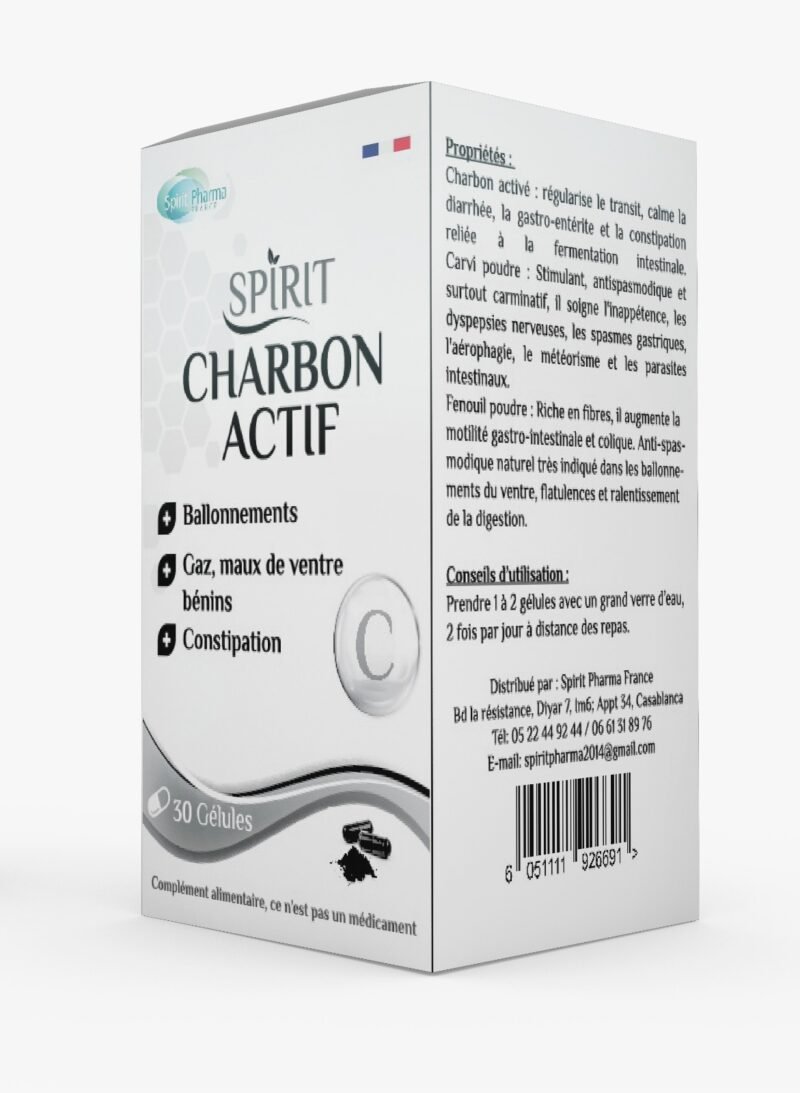 SPIRIT CHARBON ACTIF / 30cp