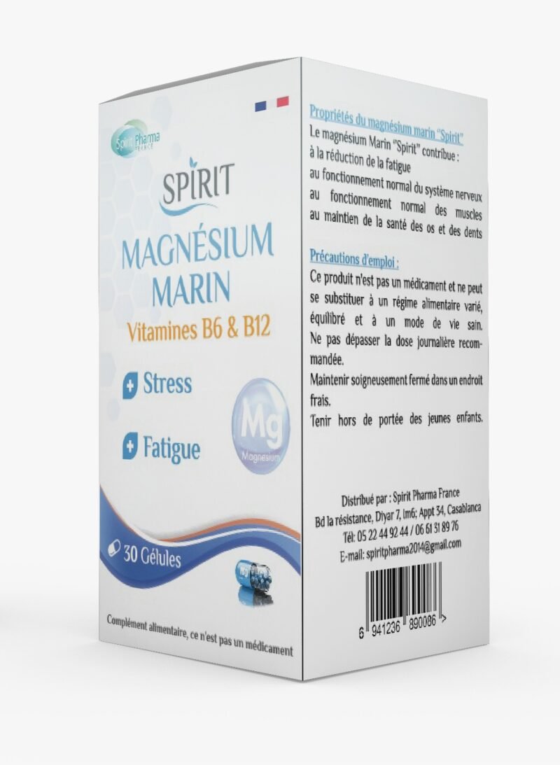 SPIRIT MAGNESIUM MARIN+B6+B12 / 30cp