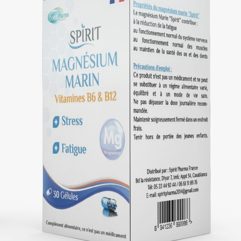 SPIRIT MAGNESIUM MARIN+B6+B12 / 30cp
