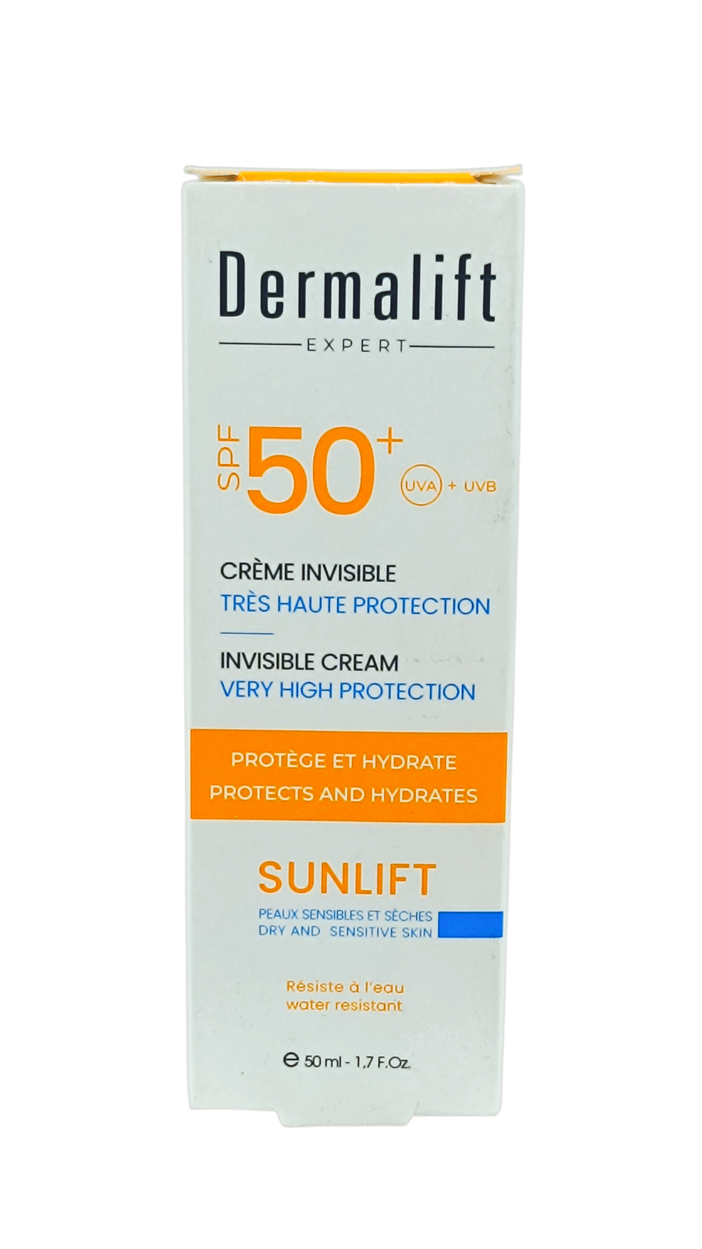 DERMALIFT SUNLIFT INVISIBLE PEAUX SECHE SPF50+50ML