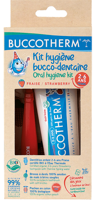 BUCCOTHERM PACK DENTIFRICE KIDS 2-6 ANS