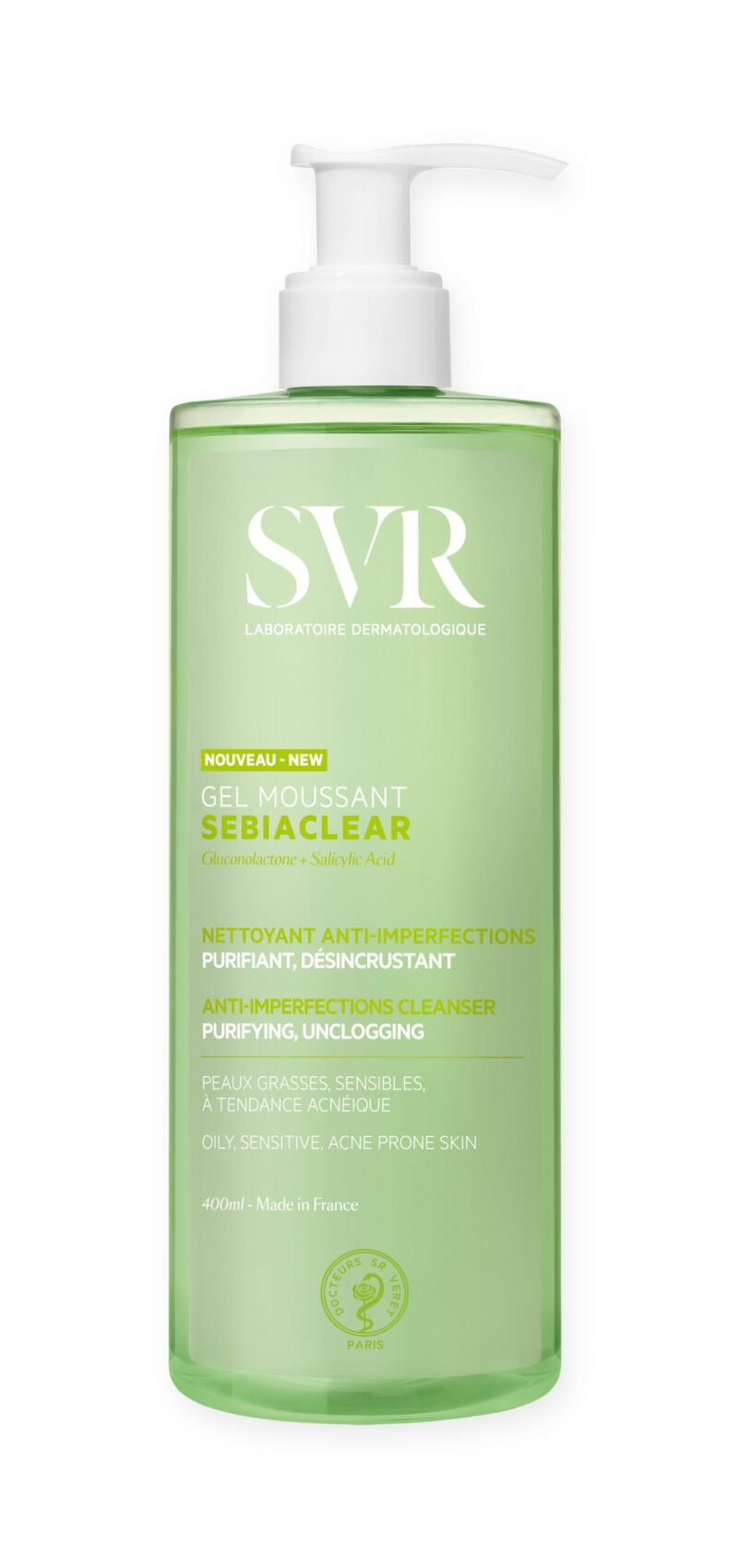 SVR SEBIACLEAR GEL MOUSSANT 400ML