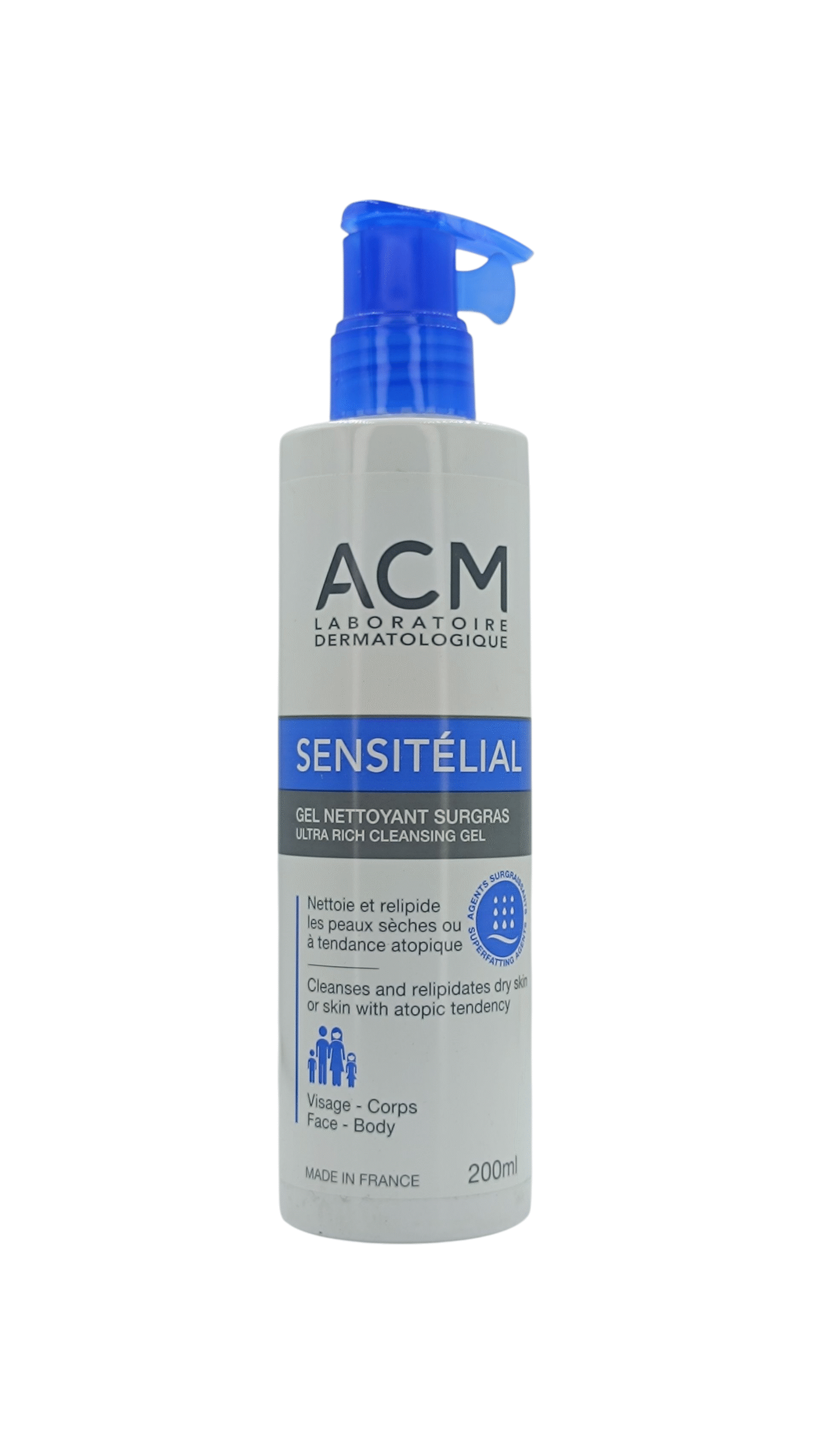 ACM SENSITELIAL GEL NETTOYANT 200ML