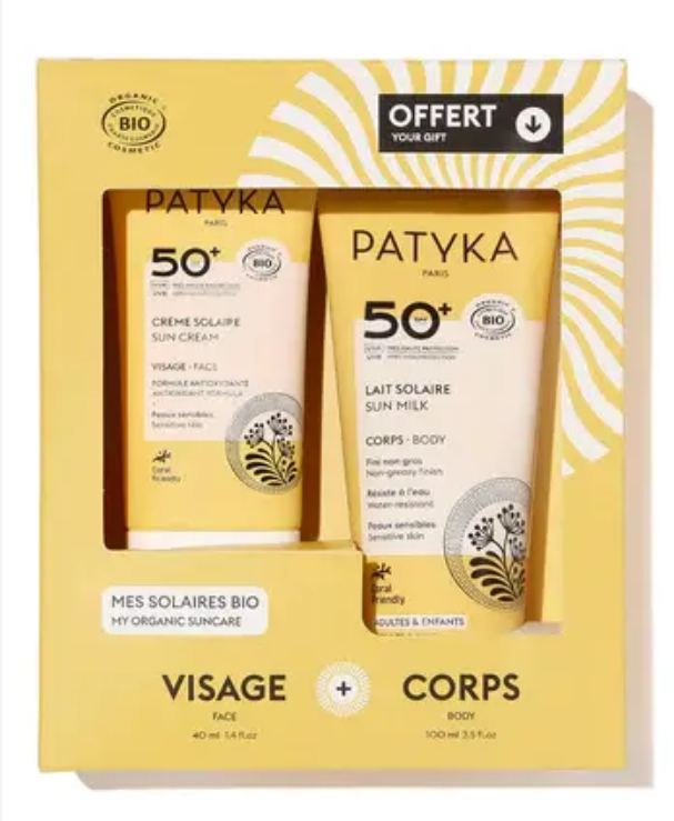 PATYKA COFFRET ECRAN SPF50+LAIT SOLAIRE SPF50