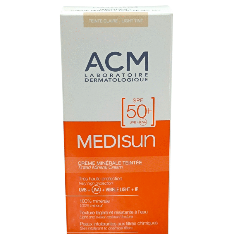 ACM MEDISUN CREME TEINTE CLAIRE 50+  40ML