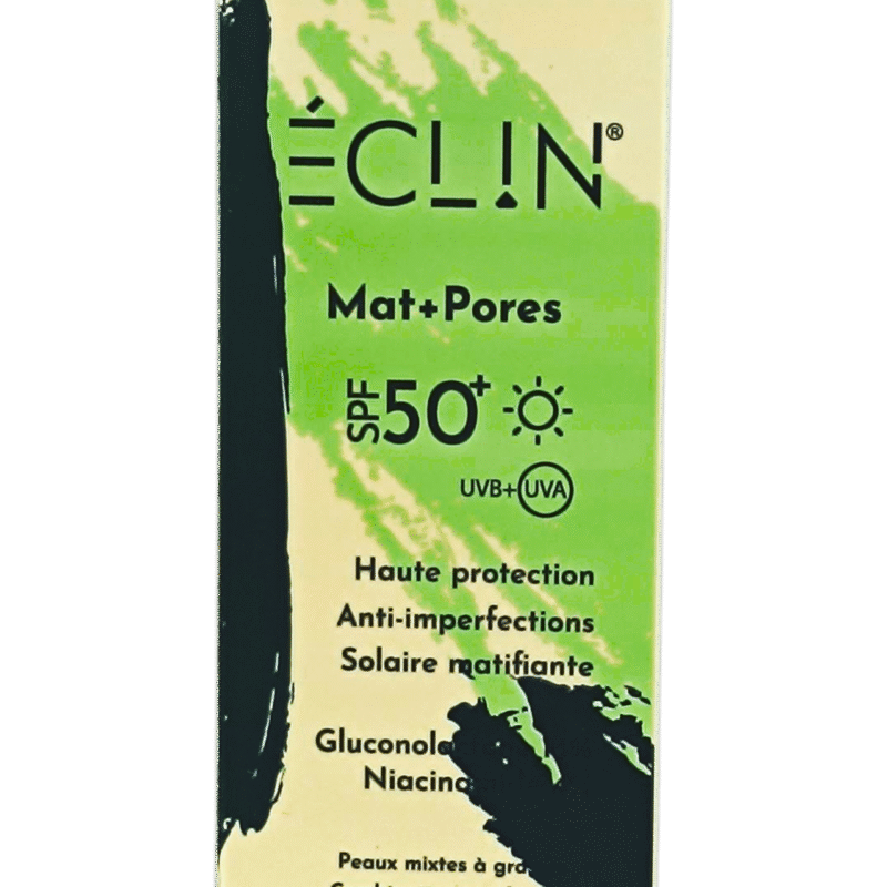 ECLIN ECRAN SOLAIRE MAT+PORES ANTI ACNEE SPF50+ 50ML