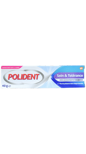 POLIDENT SOIN & TOLERANCE 40G