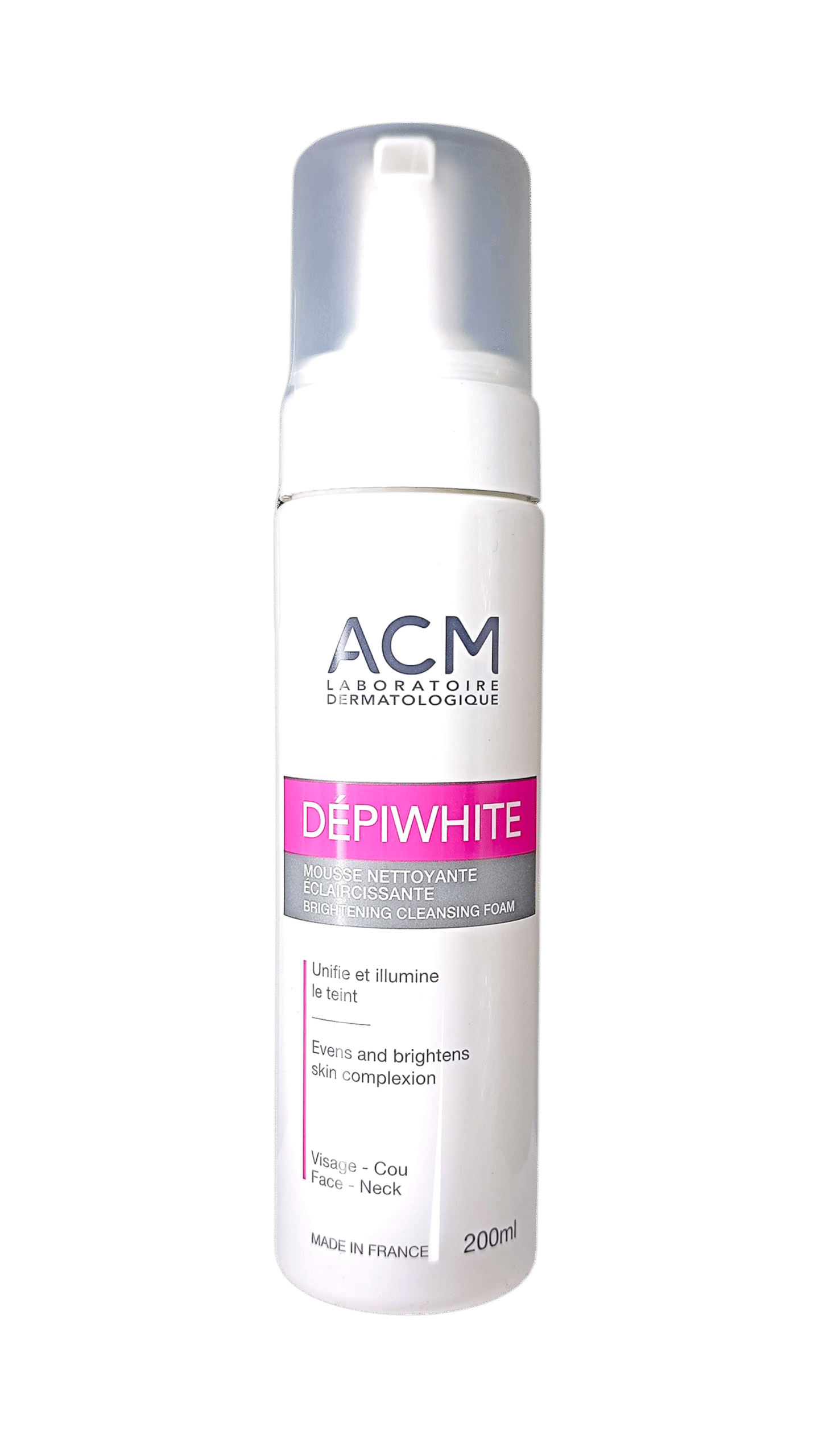ACM DEPIWHITE MOUSSE NETTOYANTE ECLAIRCISSANTE 200ML