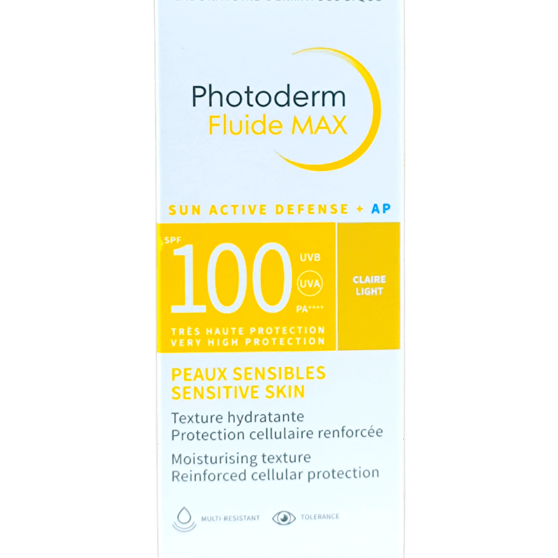 BIODERMA PHOTODERM MAX 100 FLUIDE TEINTE CLAIRE (DOREE) 40ML