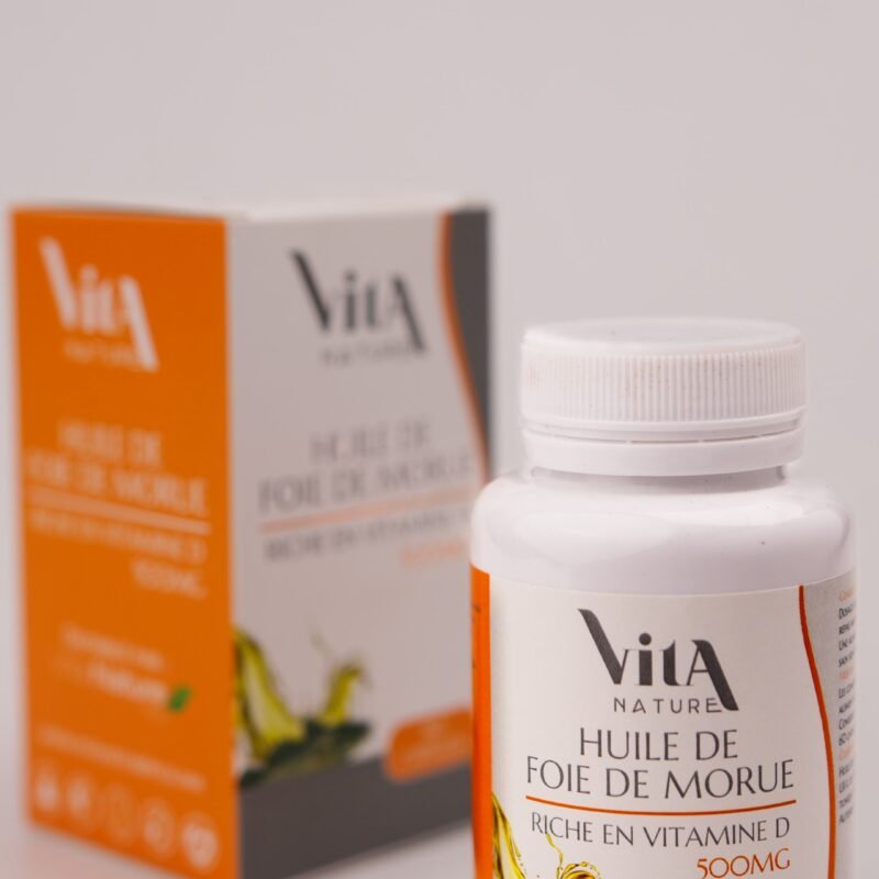 VITA NATURE HUILE DE FOIE DE MORUE 500mg /60cp