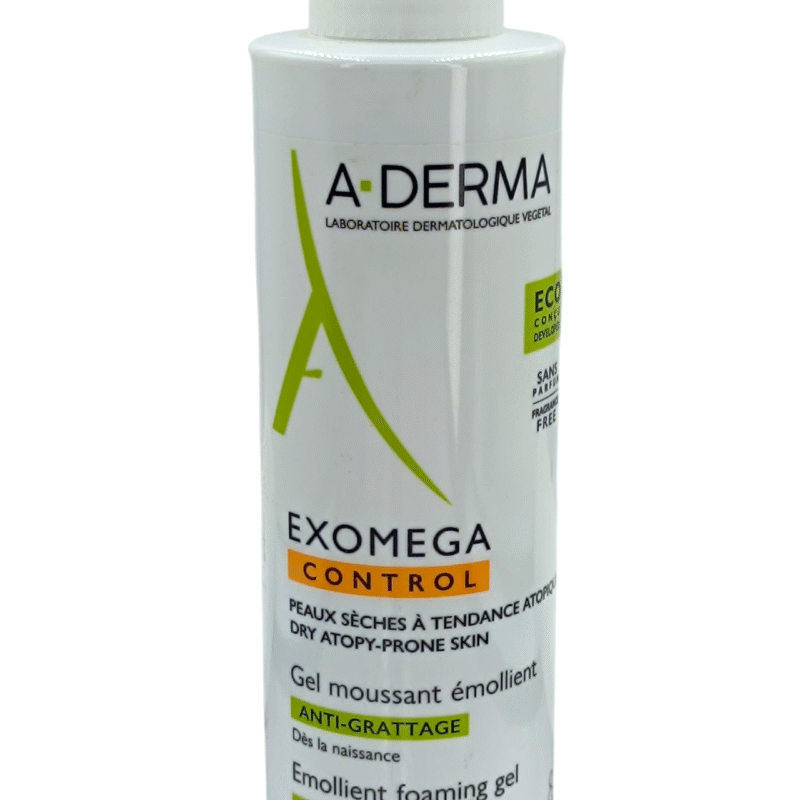 A-DERMA EXOMEGA GEL MOUSSANT EMOLLIENT 200ML