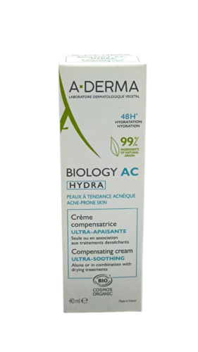 A-DERMA BIOLOGY AC HYDRA CREME COMPENSATRICE 40ML