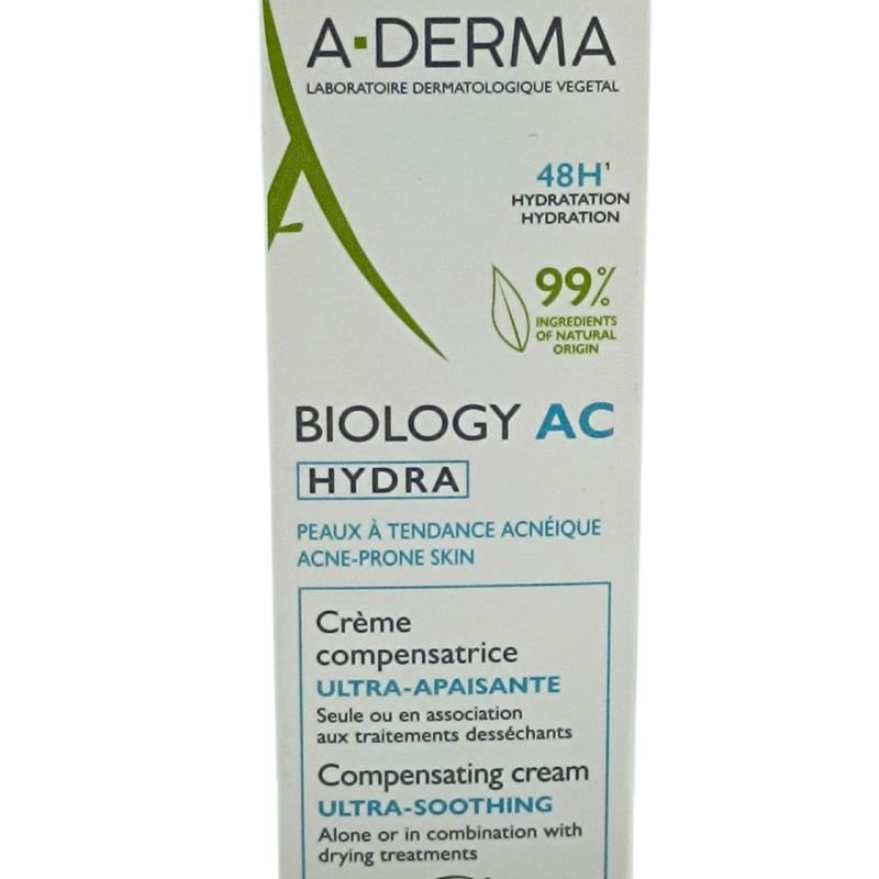 A-DERMA BIOLOGY AC HYDRA CREME COMPENSATRICE 40ML