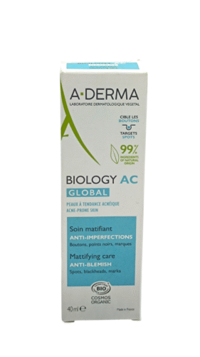 A-DERMA BIOLOGY AC GLOBAL SOIN MATIFIANT 40ML