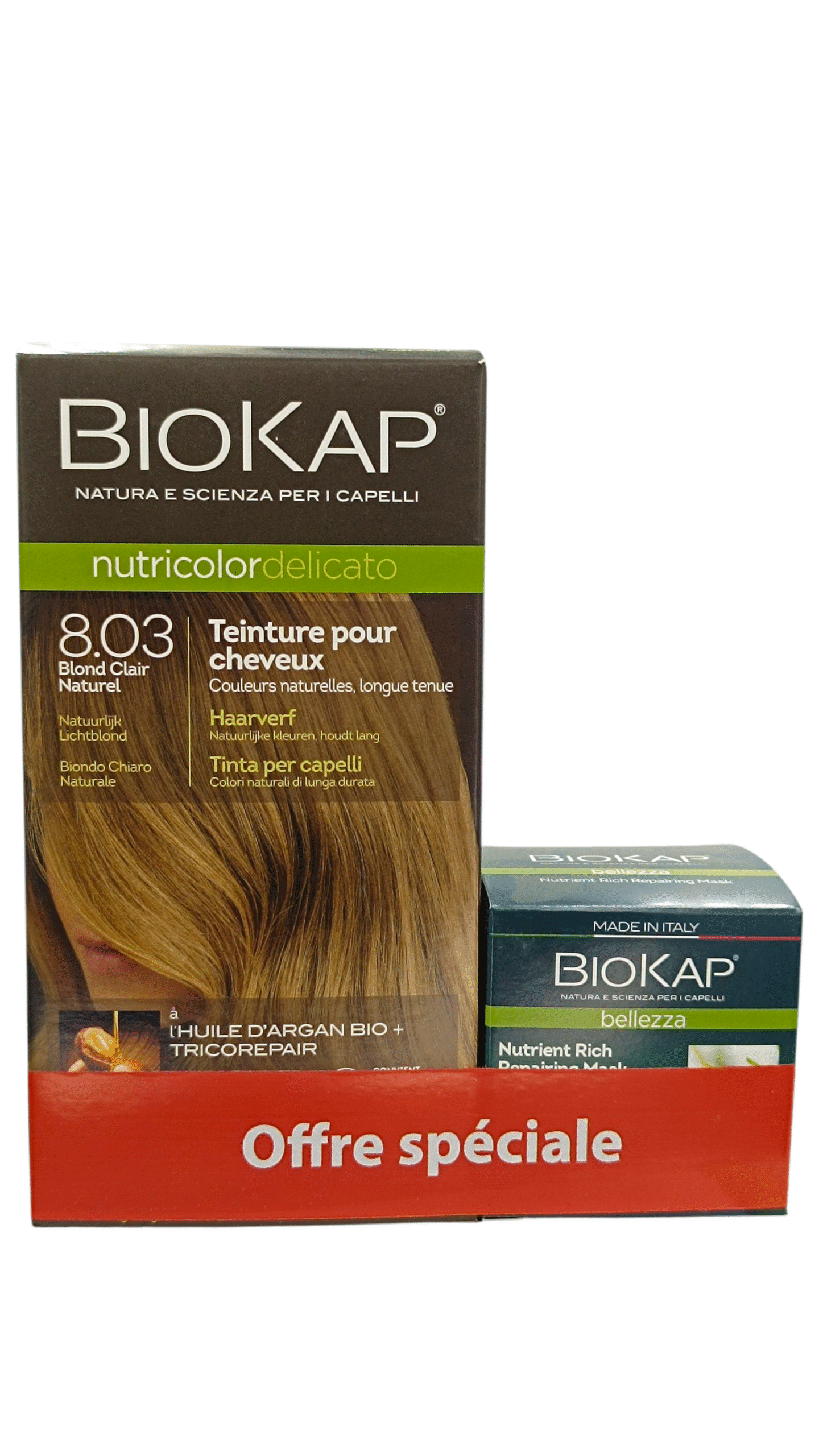 BIOKAP NUTRICOLOR DELICATO 8.03