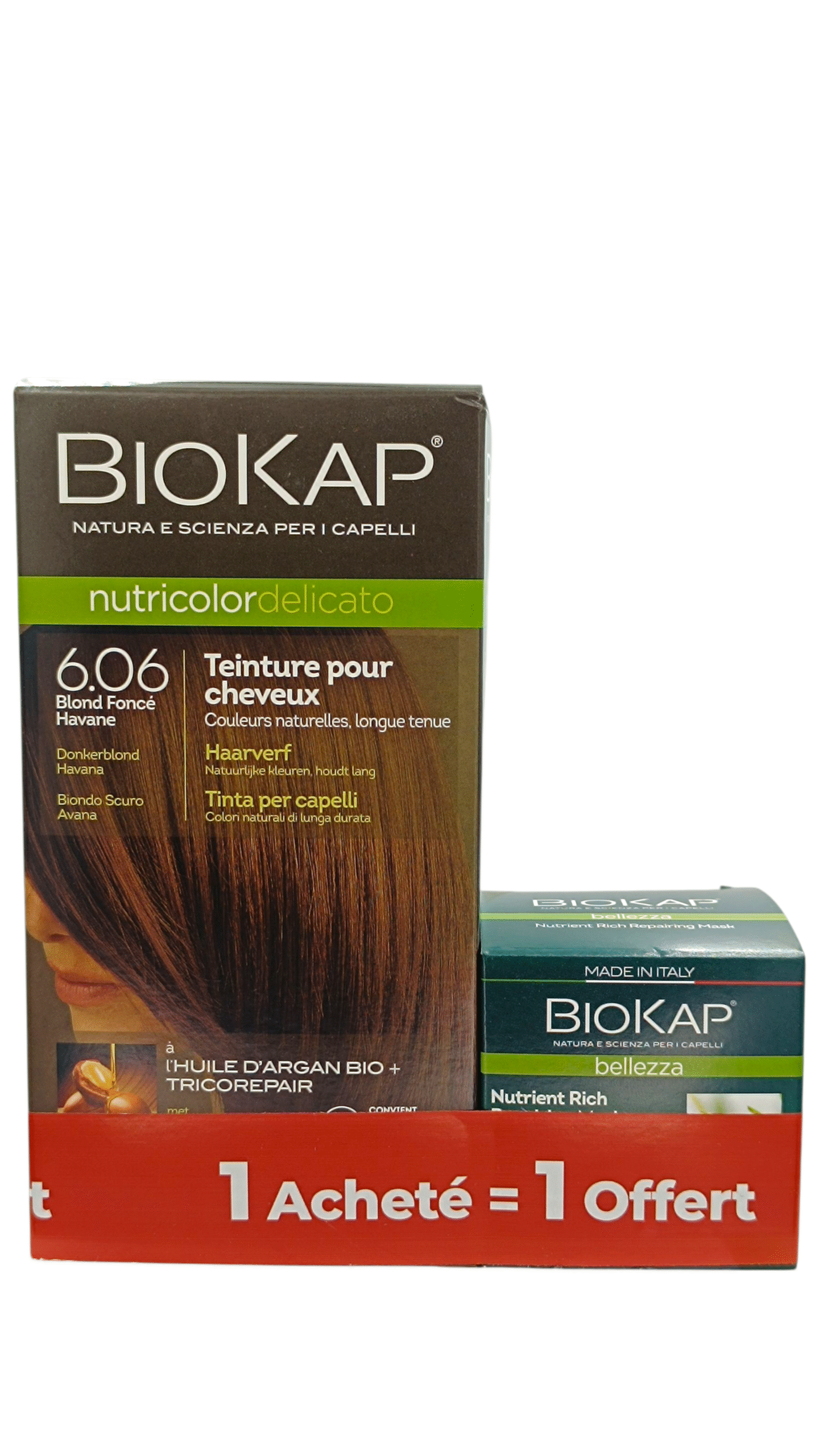 BIOKAP NUTRICOLOR DELICATO 6.06