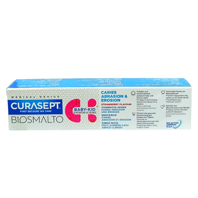CURASEPT DENTIFRICE BIOSMALTO KIDS 6+ FRAISE 50ML