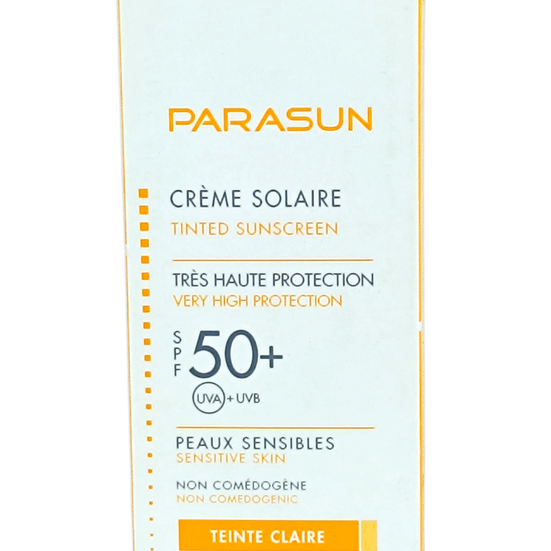 DERMACARE PARASUN CREME SOLAIRE TEINTE CLAIRE SPF 50+