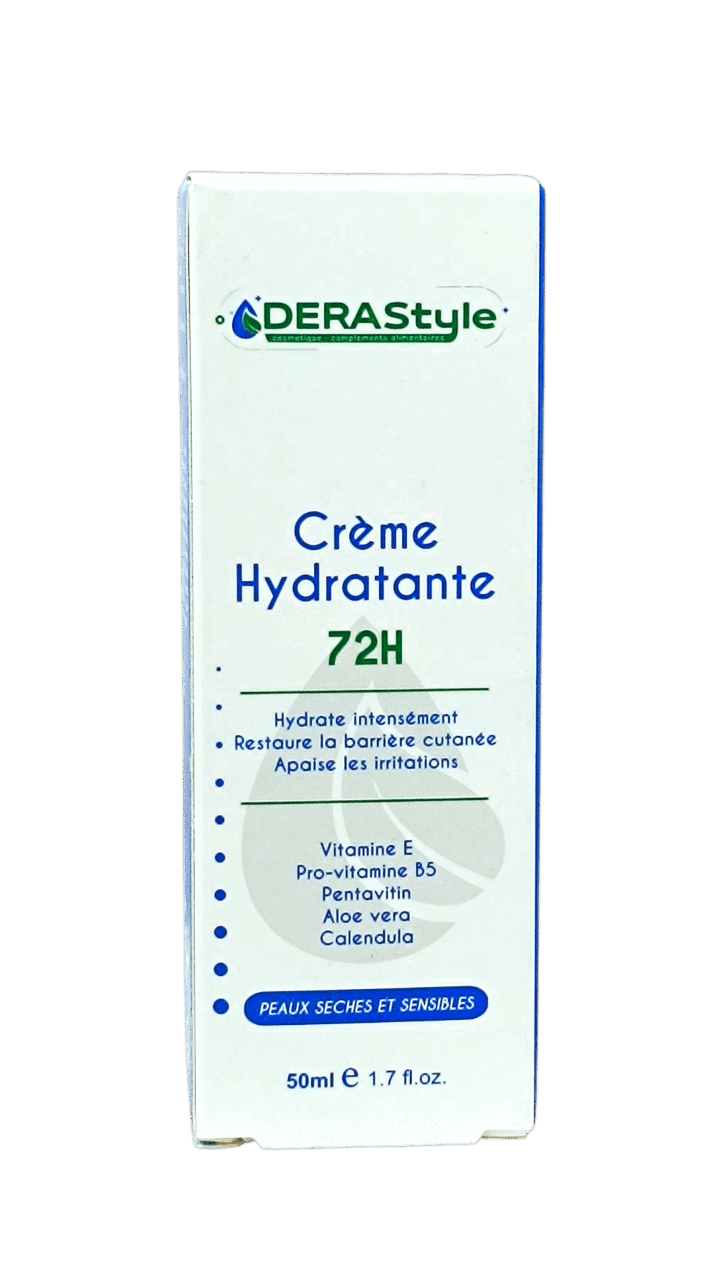DERASTYLE CREME HYTRATANTE 72H 50 ML