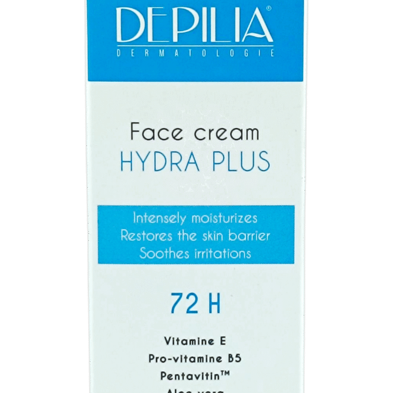 DEPILIA HYDRA PLUS CREME VISAGE 72H 50ML