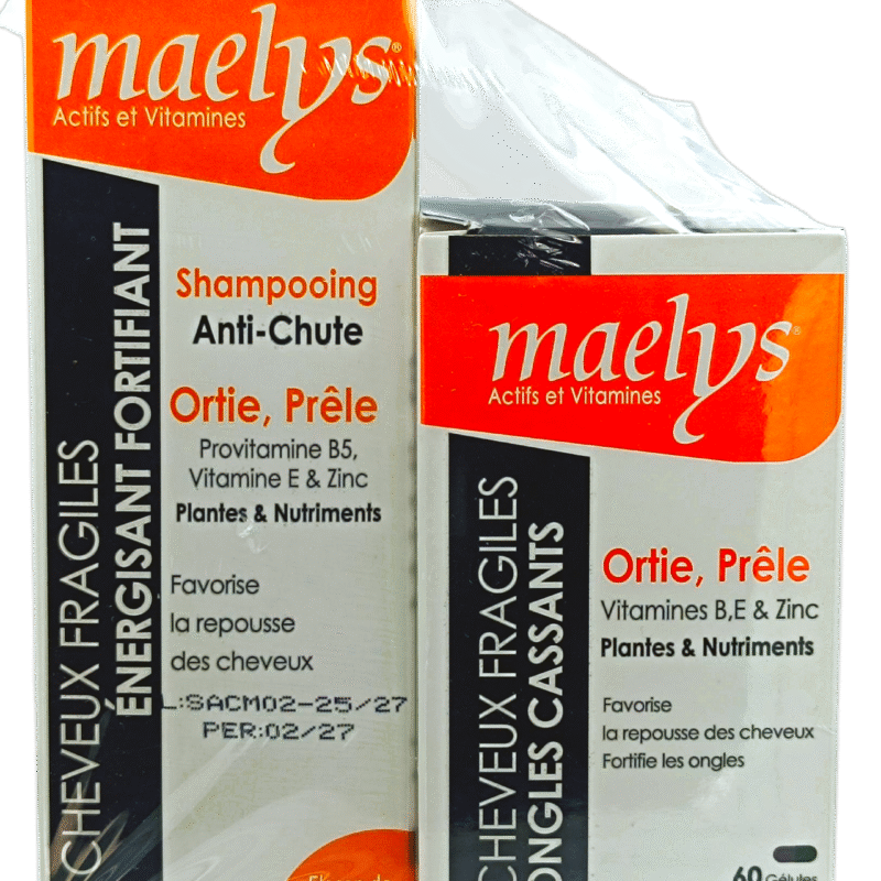 MAELYS ORTIE PRELE 60cp+SHAMPOOING 100ML OFFERT