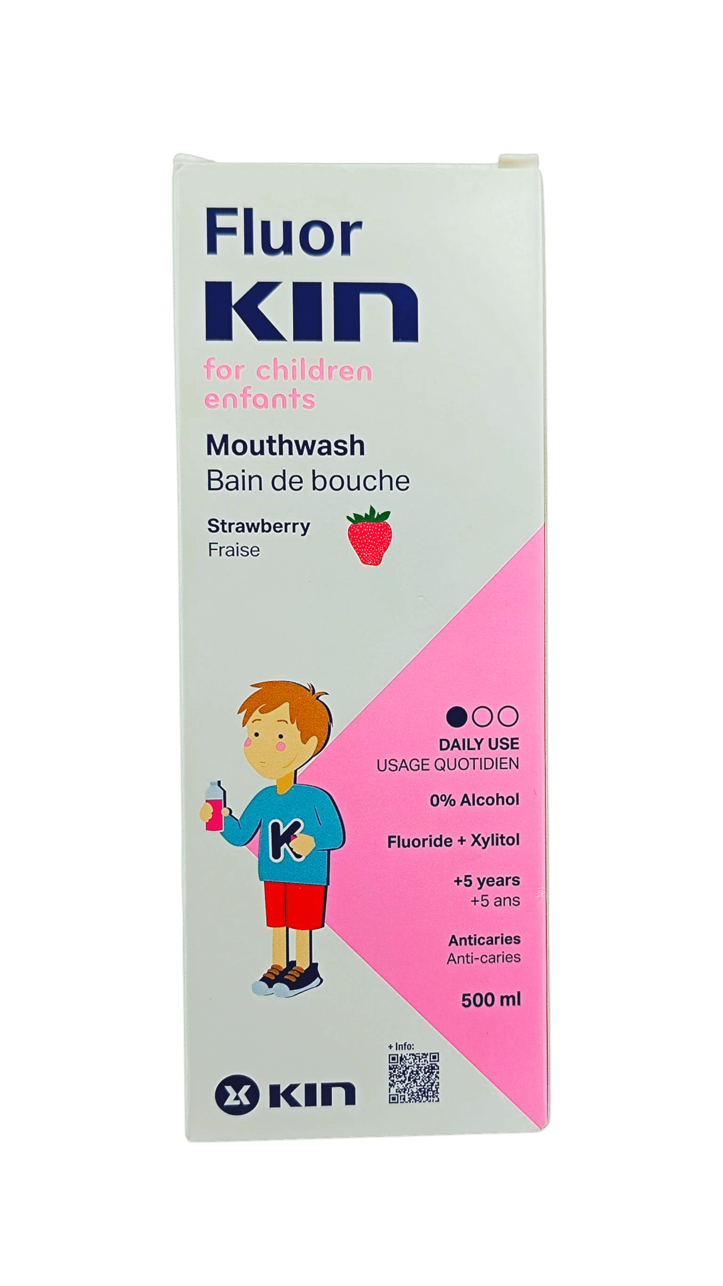 KIN BAIN DE BOUCHE ENFANT 5+  500ML