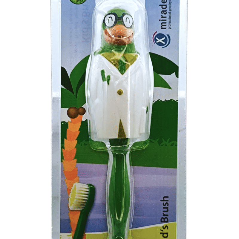 MIRADENT BROSSE A DENTS ENFANT VERT PERROQUET
