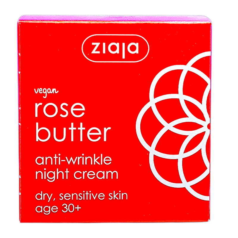 ZIAJA ROSE BUTTER CREME ANTI-AGE NUIT 30ANS+ 50ML