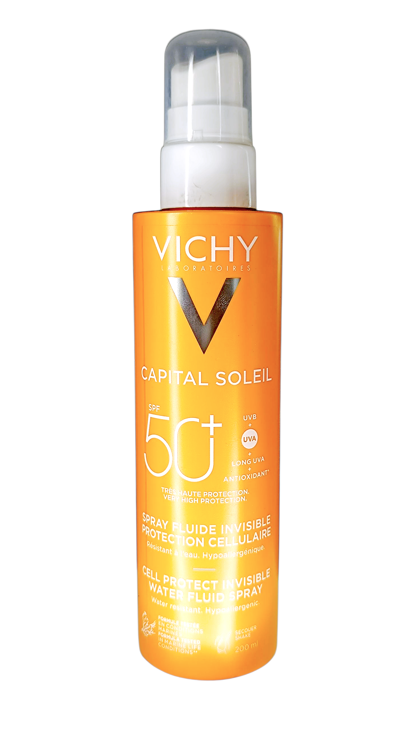 VICHY ECRAN FLUID INVIBLE SPRAY ADULTE 200ML