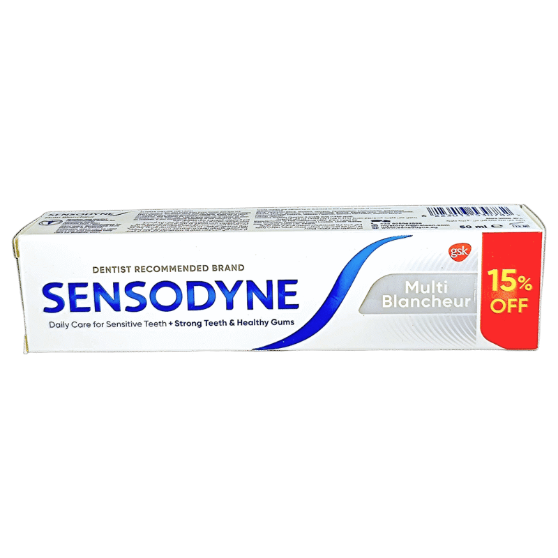 SENSODYNE DENTIFRICE MULTI BLANCHEUR  100ML