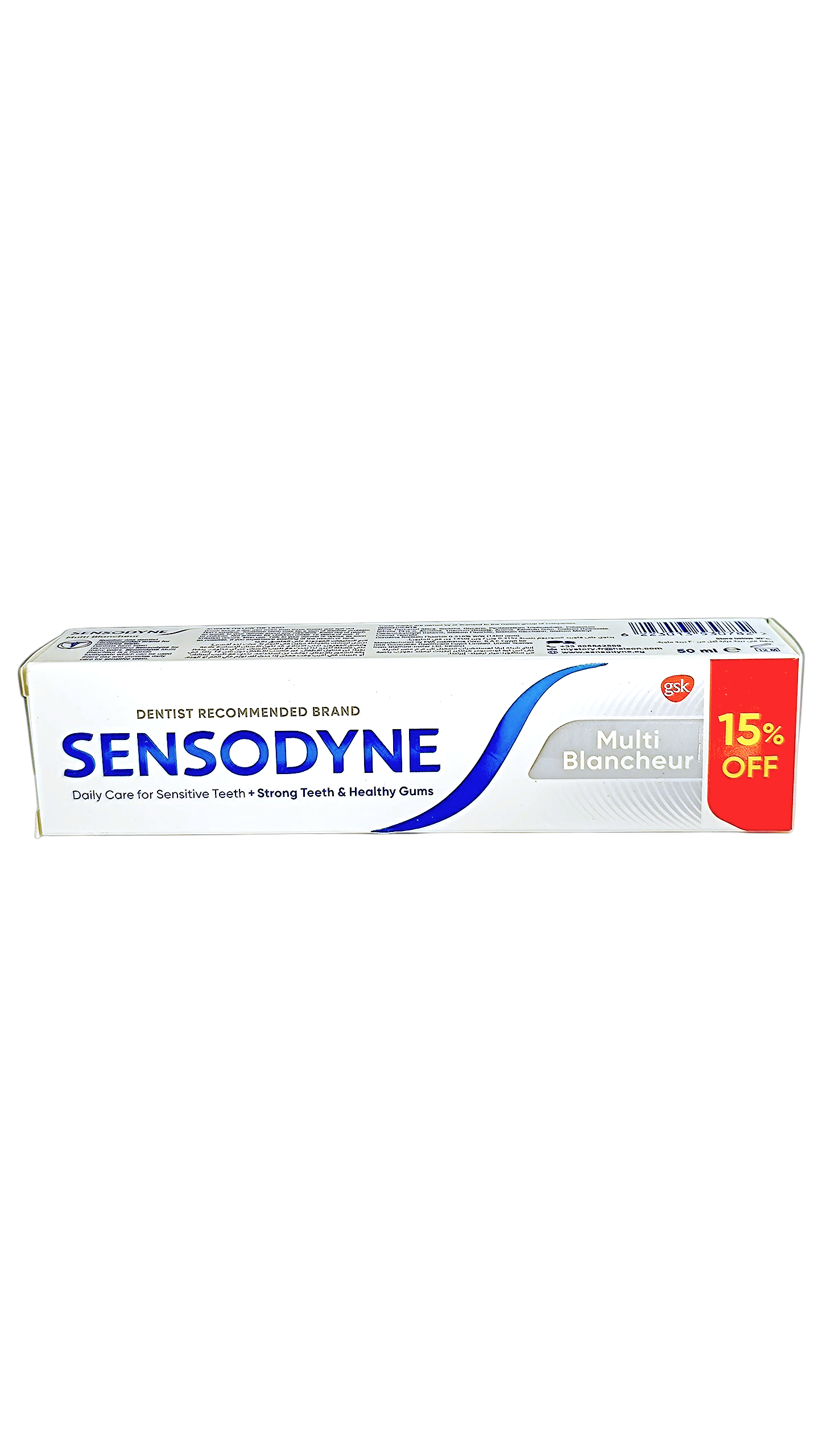 SENSODYNE DENTIFRICE MULTI BLANCHEUR  100ML