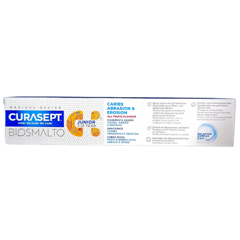 CURASEPT DENTIFRICE BOOSTER JUNIOR 7/12 75ML