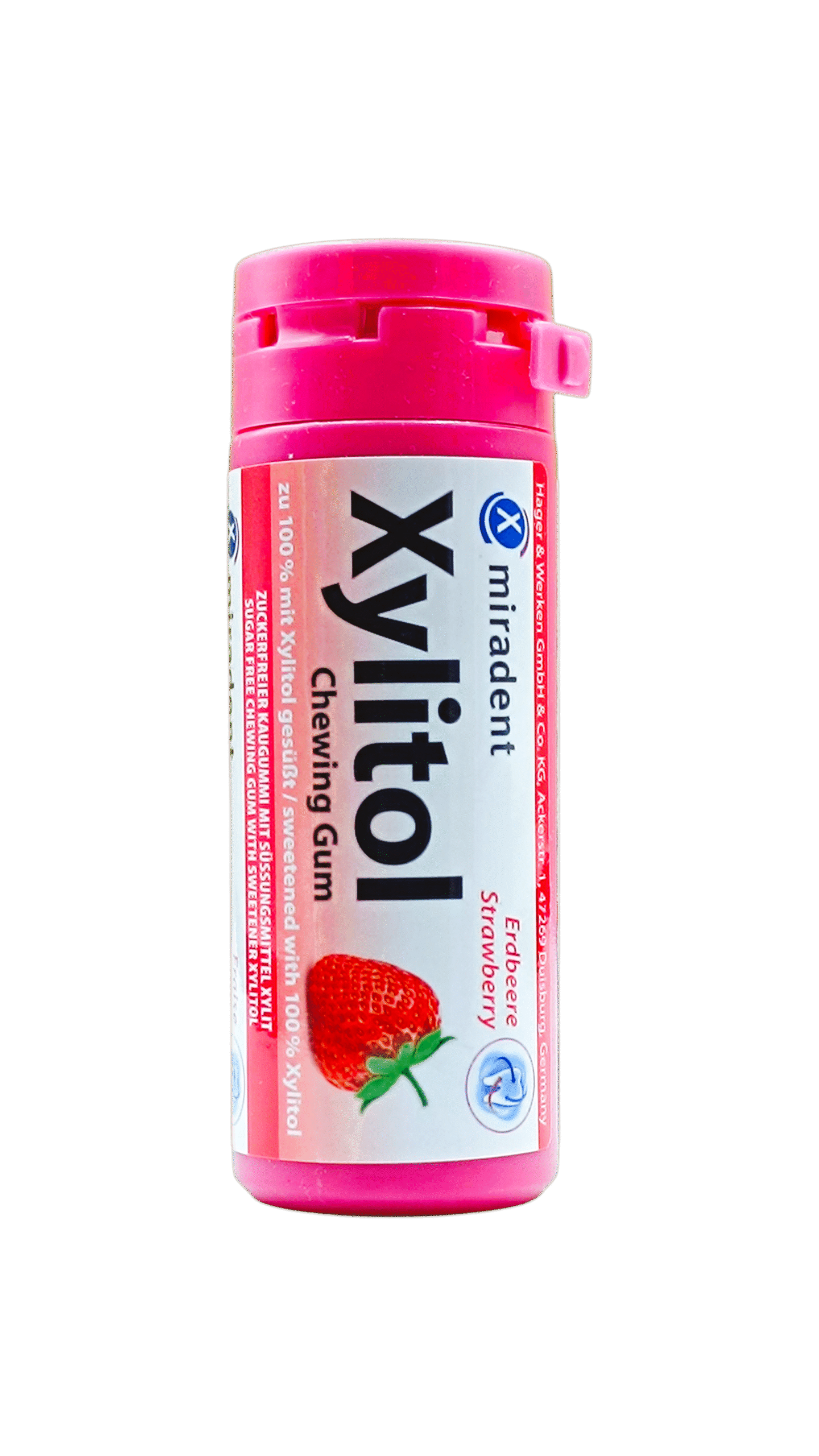 MIRADENT CHEWING-GUM FRAISE KIDS/30