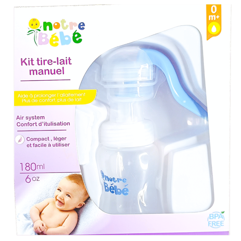 NOTRE BEBE TIRE LAIT MANUEL 0m+ 180ML
